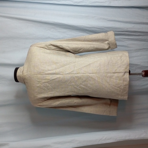 Burberry's Jacket 8 Wool Silk Blend Shoulder Pads Vintage - Picture 8 of 12